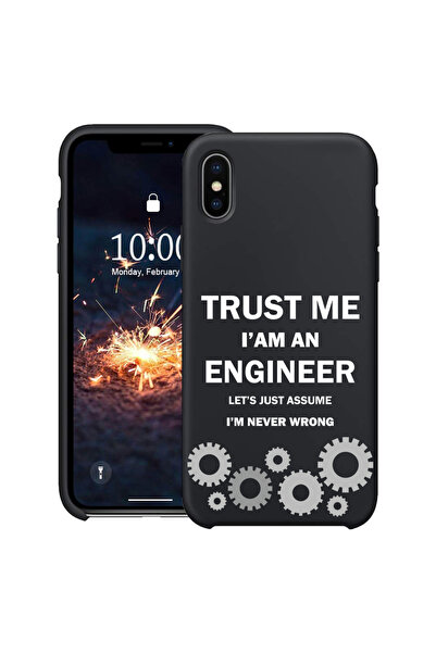 bestcase ® Husă subțire din silicon pentru Apple iPhone XS / iPhone X, Crede-...