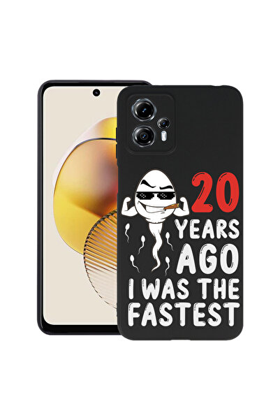 bestcase ® Slim Silicon Case For Motorola Moto G53, 20 Years ago, 1399692 B 1896