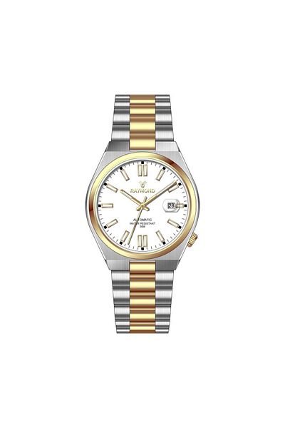Raymond Rym-0104 Automatic Men's Watch - Miyota Machine - Steel Case and Cord - 2 Years Warranty