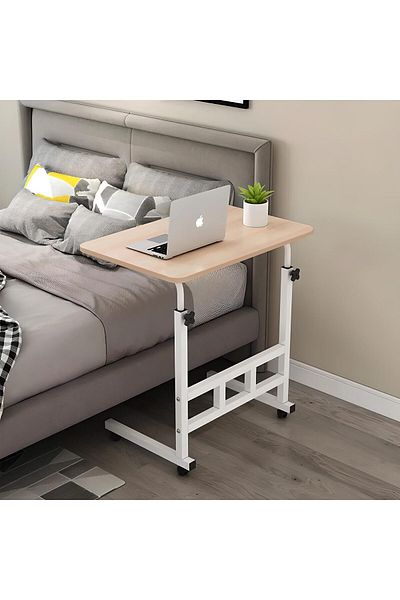 Türkiye Upgraded Metal Base Adjustable Multipurpose Movable Desktop Computer Mobile Laptop Desk H