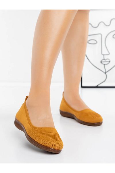 mei Women's Ballerinas 5YA10 Yellow