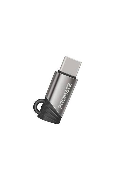 Promate Lightning to USB-C adapter supports data transfer and charging