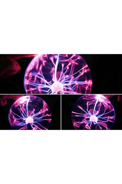LedClick MAGICZNA KULA LAMPA PLAZMOWA 62 cm SZKLANA LAMPKA PLAZMA EDUKACYJNA NOCNA
