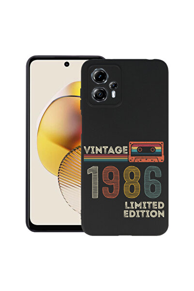 bestcase ® Slim Silicon Case For Motorola Moto G13 / G23, 1986 - Vintage Tape...