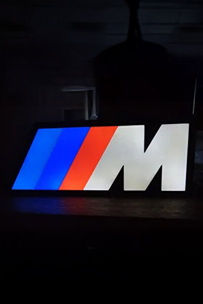 MEK BMW M Logo Tasarımlı Dekoratif Aydınlatma Gece Lambası
