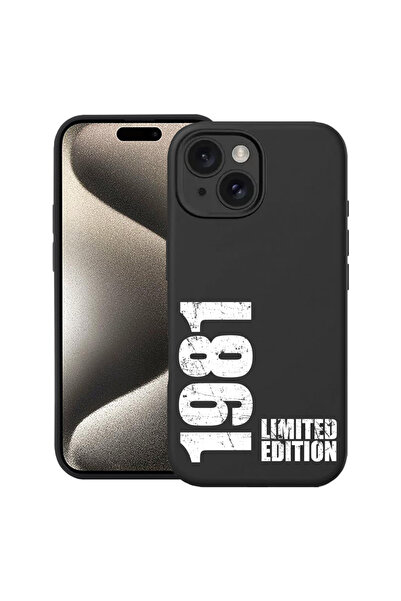 bestcase Husă premium din silicon pentru Apple iPhone 15 Plus, 1981, 1690164 ...