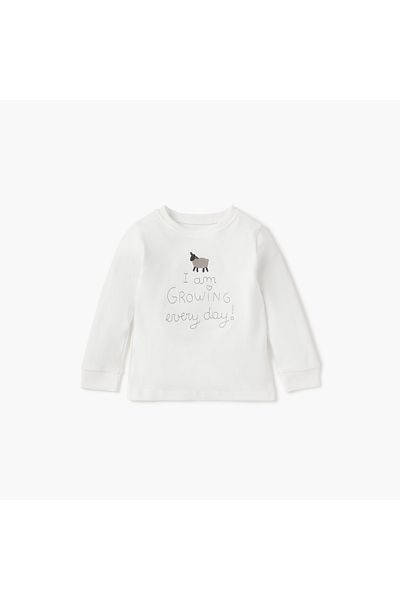 Juniors Animal Print T-shirt and Pyjama Set