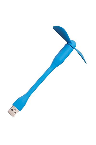 Techsuit Portable USB Fan, 5V - (TUF1) - Blue