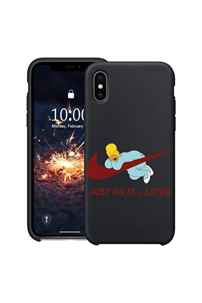 bestcase Λεπτή θήκη σιλικόνης ® για Apple iPhone XS / iPhone X, Just Do It La...
