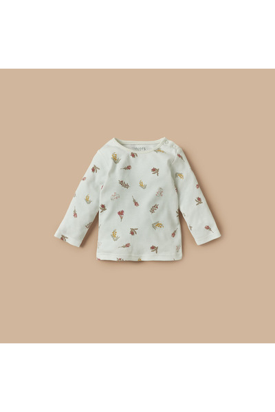 Juniors Floral Print T-shirt and Pyjama Set