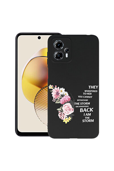 bestcase ® Тънък силиконов калъф за Motorola Moto G53, Eu Sunt Furtuna, 13996...