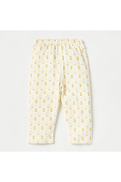 Juniors All-Over Floral Print Short Sleeve T-shirt and Pyjama Set