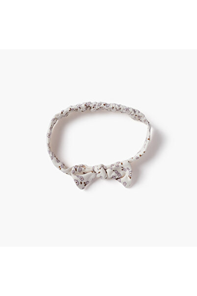 Juniors Printed T-shirt with Pyjama and Headband