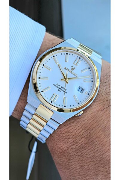 Raymond RYM-0104 OTOMATİK ERKEK KOL SAATİ - MIYOTA MAKİNE - ÇELİK KASA VE KORDON - 2 YIL GARANTİ