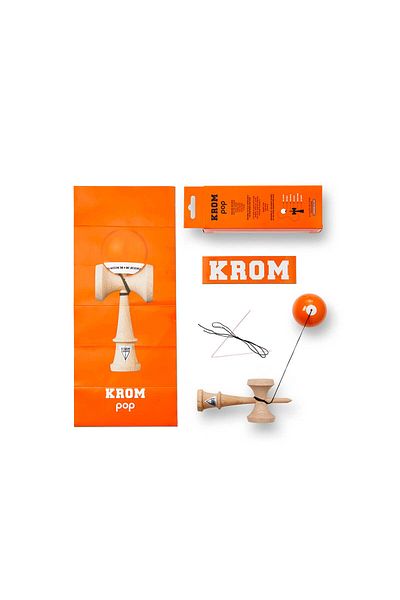 KROM Kendama Pop Sticky Orange