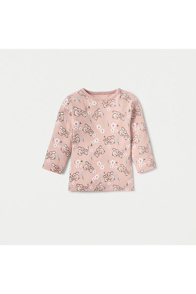 Juniors Bunny Print Long Sleeves T-shirt and Pyjama Set