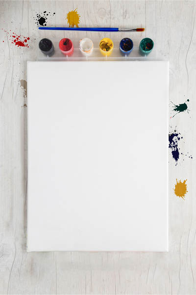 Postermanya Tuval Boyama Seti, Boş Resim Tuvali ve Akrilik Boya Kiti, Hobi Sa...