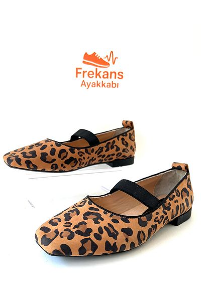 NEWGÜLTEKİN Genuine Leather Soft Ankle Elastic Multi-Shock Ballet