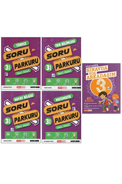 Kırmızı Beyaz Yayınları KIRMIZI BEYAZ 3. SINIF SORU PARKURU+SINAVDA YOL ARKAD...