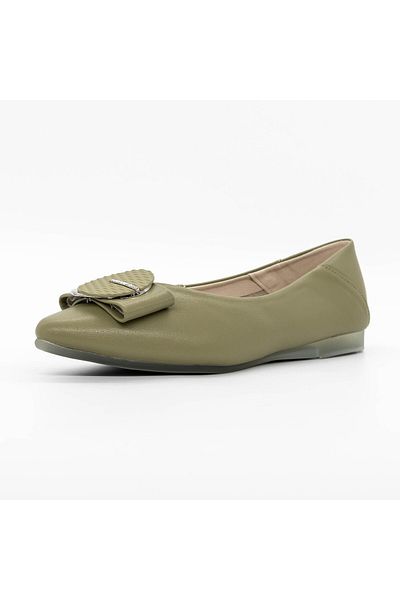 Stephano Women's Ballerinas T6021C Green
