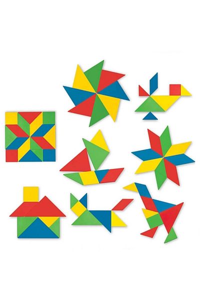 DEDE Nessiworld Boxed Tangram 28 Pieces