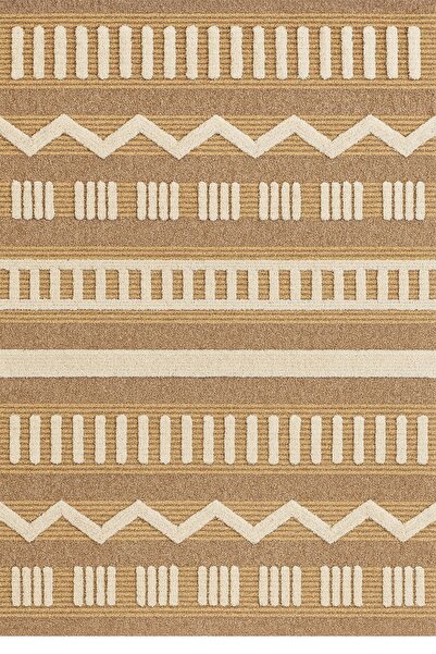 Rugs Modern Halı MOSSO Dokulu Görünüm Geometrik Şekiller Desenli Dokuma Taban...