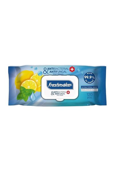 Freshmaker Servetele umede antibacteriene 120 buc