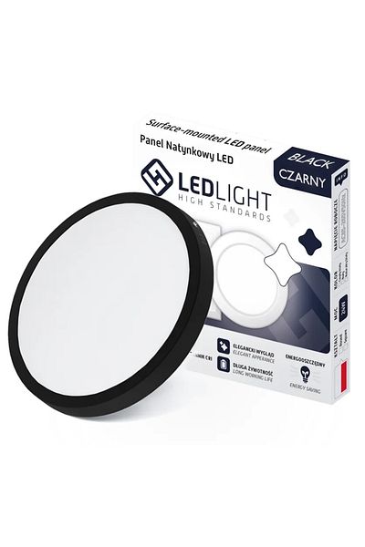 3 PANEL plafon LED NATYNKOWY 24W NIEMRUGA CCD OKRĄGŁY NATYNKOWA LAMPA LED