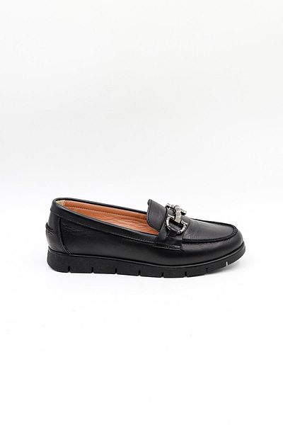 Venüs Women's Genuine Leather Casual Shoes Vn076042Y Black