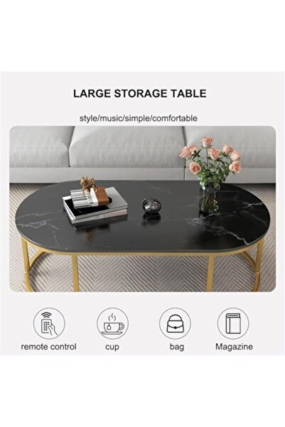 Türkiye Living Room Coffee Table Decoration Accessories Luxury Writing Table White Modern Design Muebles Liv