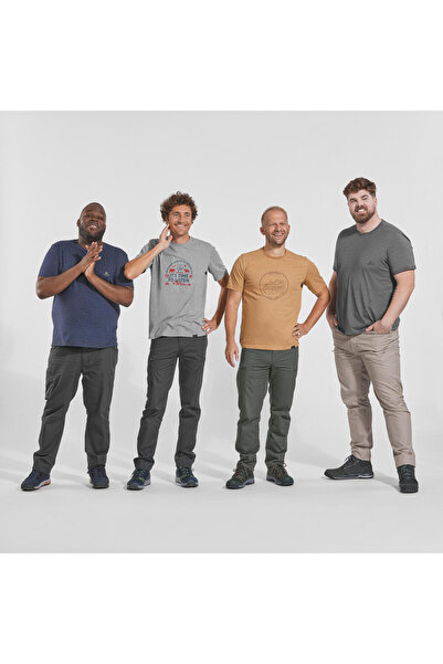 Decathlon Quechua Erkek Outdoor Pantolon - Gri - NH500