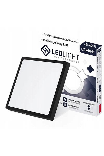 3 PANEL plafon LED NATYNKOWY 24W NIEMRUGA CCD KWADRATOWY NATYNKOWA LAMPA LED