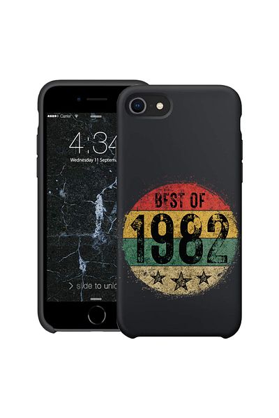 bestcase ® Husă subțire din silicon pentru Apple iPhone SE 3 / SE 2 / 7 / 8, 1982, 1396527 B 1915