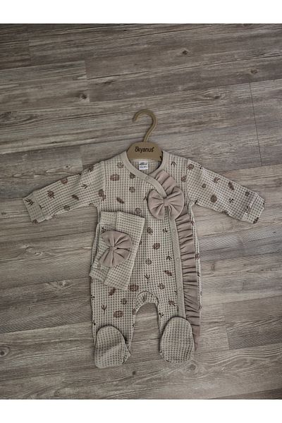 Mini Okyanus بذلة مع قبعة الشريط