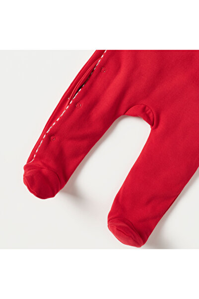 Juniors Embroidered Sleepsuit with Peter Pan Collar