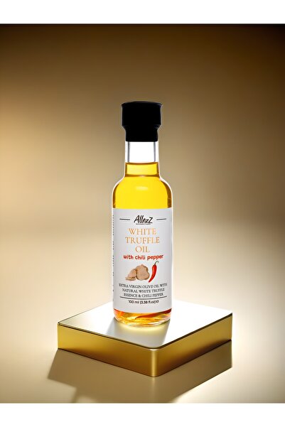 ALLEZZ Acı Biberli Beyaz Trüf Aromalı Natürel Sızma Zeytinyağı 100 ml