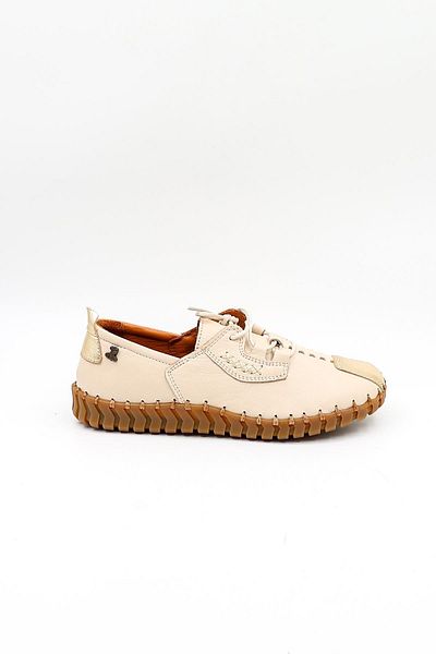 Venüs Women's Genuine Leather Casual Shoes Vn10724Y Beige