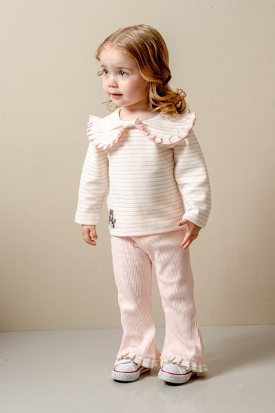 JNF kids Baby Girl & Child Baby Collar Double Casual Set