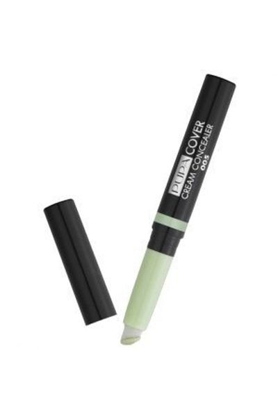 Pupa Milano Liquid concealer with sponge applicator Pupa Milano Cover Cream Concealer, 005 Green, 2.4ml