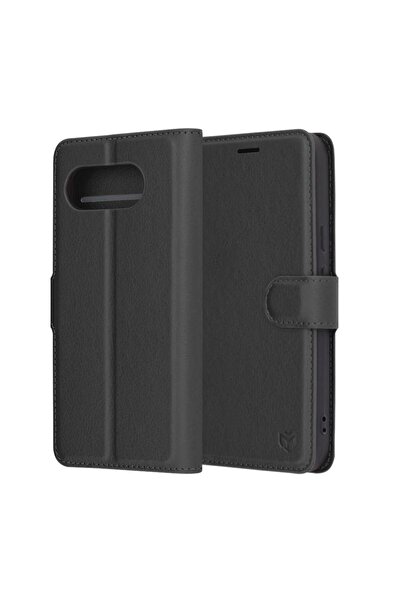 Techsuit Husă pentru Google Pixel 9a - Folio din piele - Negru