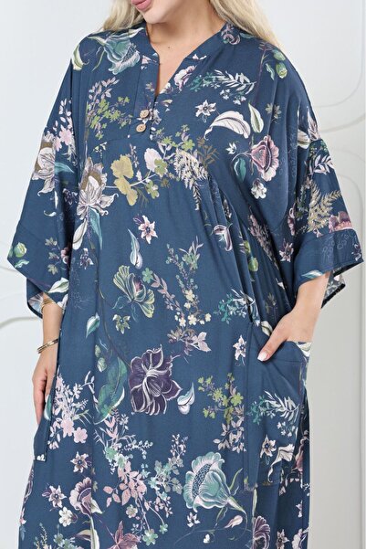 mervemoda Women's large King size woven dress