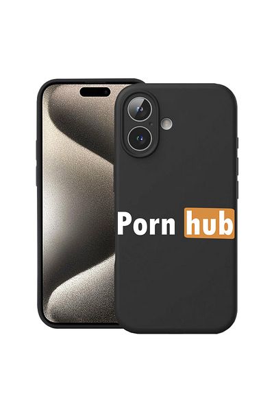 bestcase Premium Silicon Case For Apple iPhone 16, Porn Hub, 1828635 PB 1882