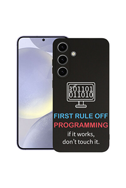 bestcase Husă premium din silicon pentru Samsung Galaxy S24, IT First Rule, 1...