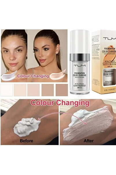 TLM TLM Magic Foundation with color-changing technology to adapt to skin tone with SPF 15