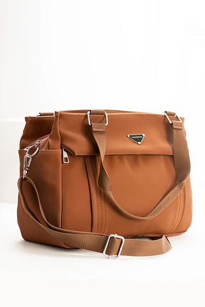 POLO CLUB Women's 5 Compartment Adjustable Cross Strap Hand and Shoulder Bag (33X22 cm)