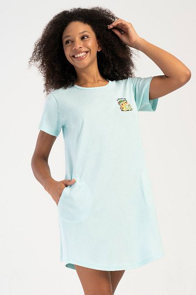 VİENETTA Cotton Women's Short Sleeve Nightgown, 407074
