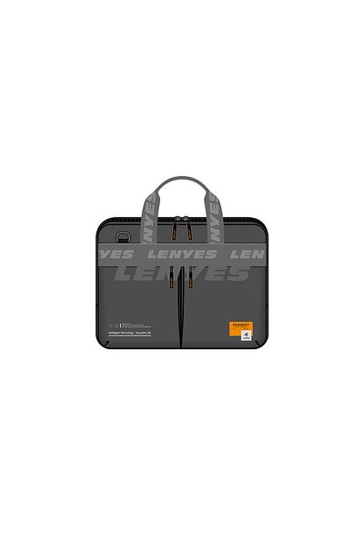 Lenyes Lb590 500D Fabric Waterproof 13-14 Inch Laptop Bag Gray