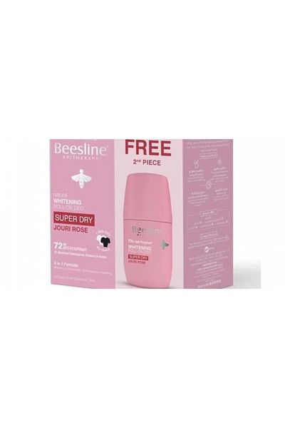 Beesline Roll-On Deodorant Super Dry Jouri Rose 50ml 1+1 Free