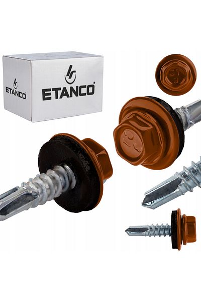 Etanco Wkręty samow. GT3 Z14 4,8x19mm RAL 8004