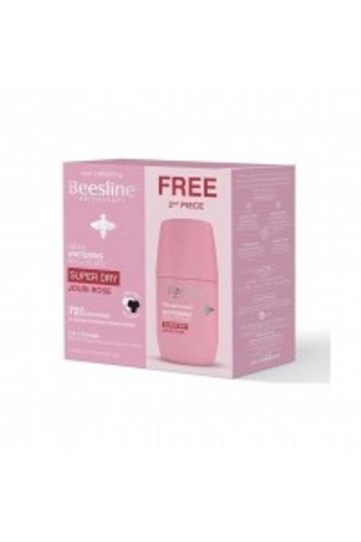 Beesline Roll-On Deodorant Super Dry Jouri Rose 50ml 1+1 Free
